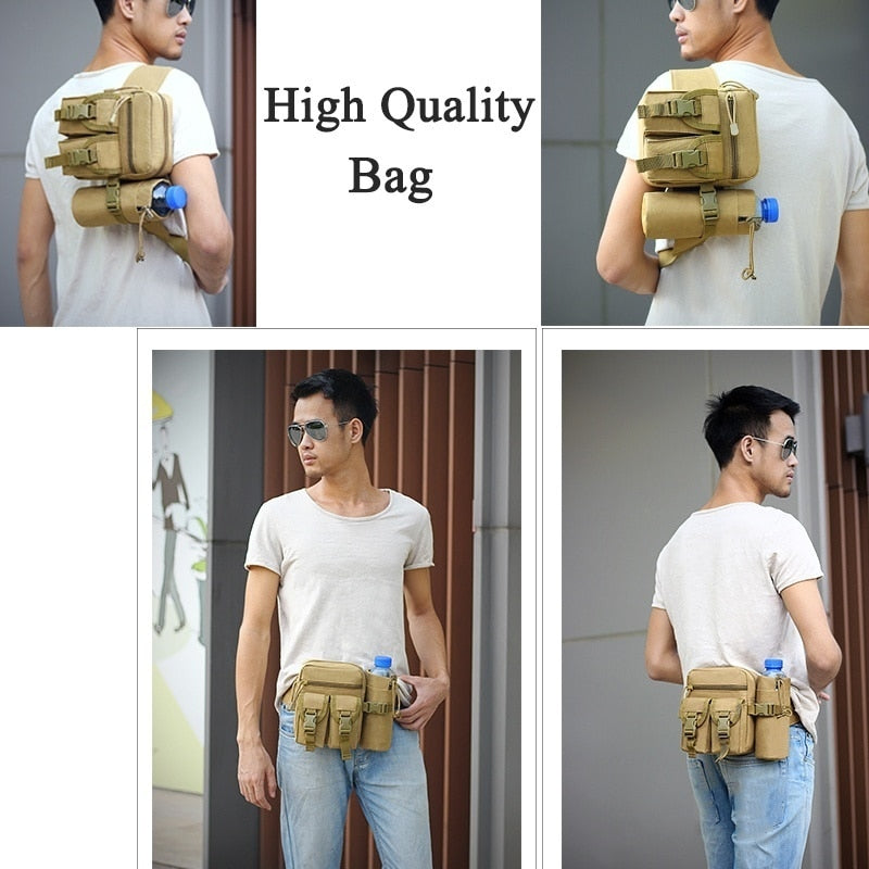 Leg Bag Waterproof Pouch Waist Bag Packs Outdoor Military